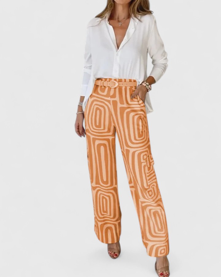 Kira | Elegant Two-Piece Ensemble (INCLUDES A FREE BELT)