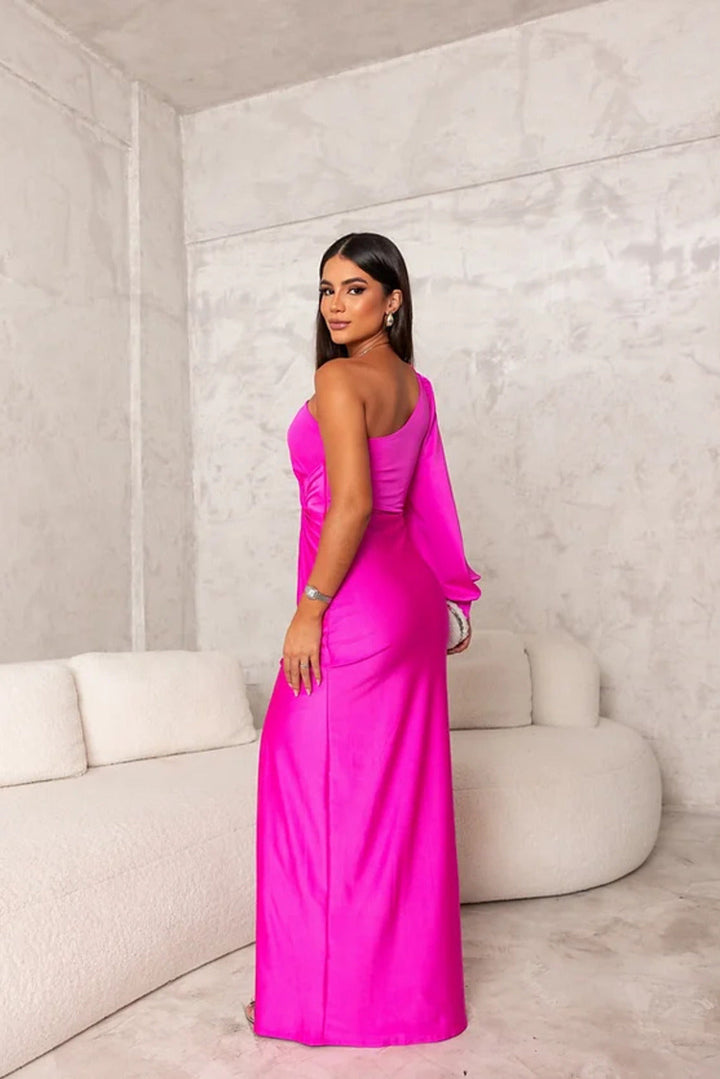 Sarah | Elegant One-Shoulder Maxi Dress