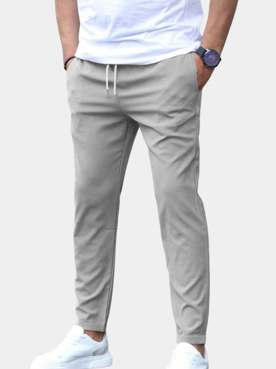 Henry | HIGH-QUALITY ELASTIC WAIST PANTS
