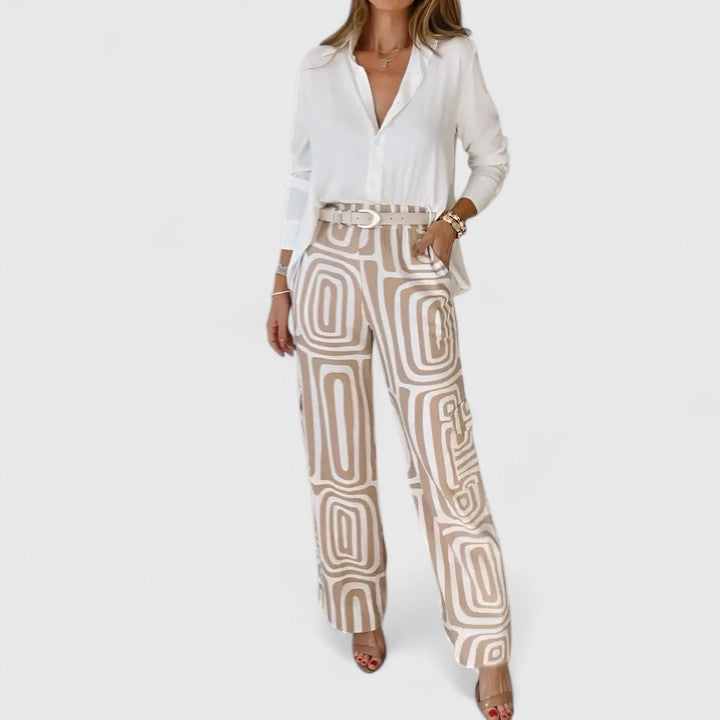 Kira | Elegant Two-Piece Ensemble (INCLUDES A FREE BELT)