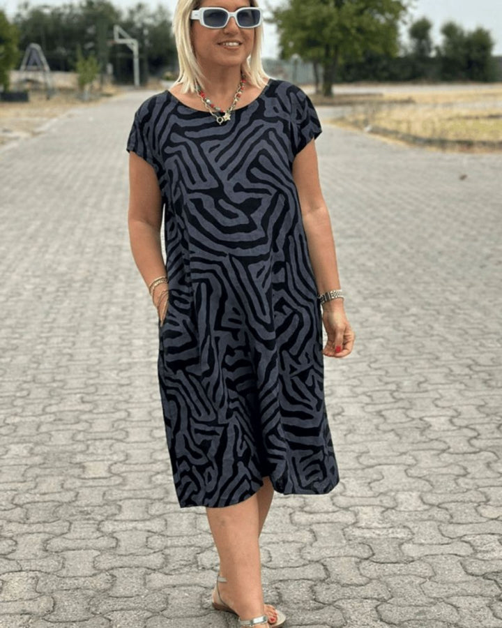 AVANILLE | ROUND NECK DRESS