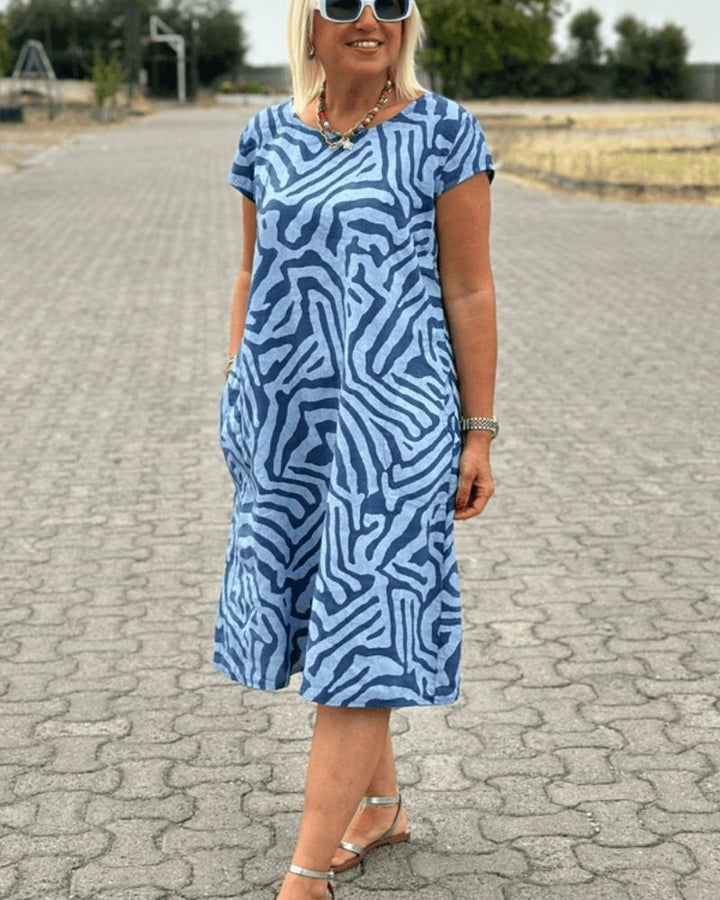 AVANILLE | ROUND NECK DRESS