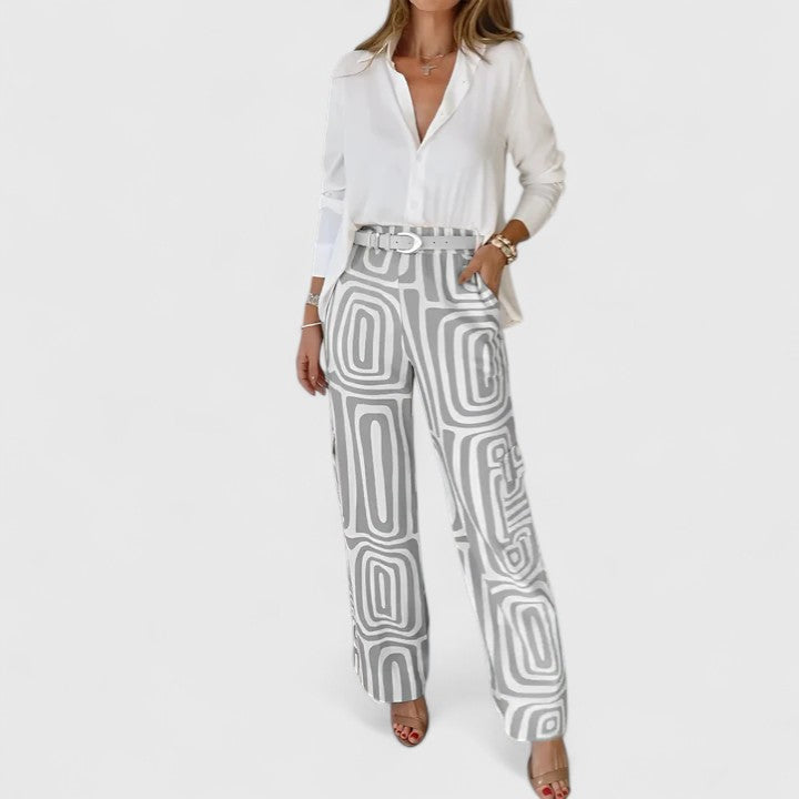 Kira | Elegant Two-Piece Ensemble (INCLUDES A FREE BELT)