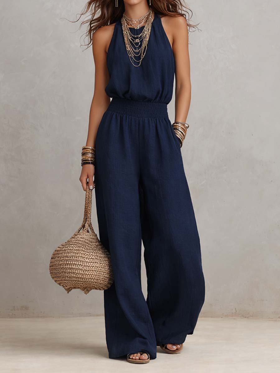 Valentina | Elegant Jumpsuit with Halter Neck