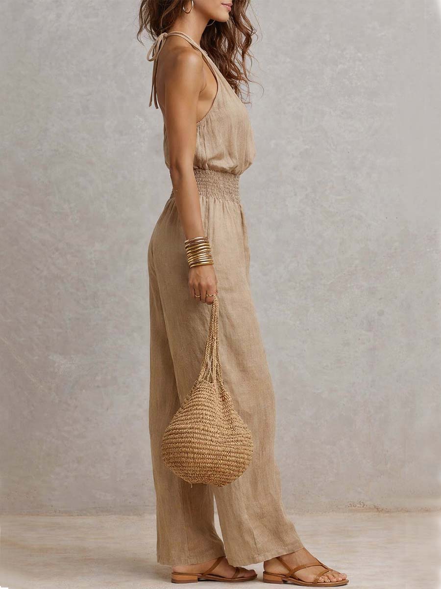 Valentina | Elegant Jumpsuit with Halter Neck