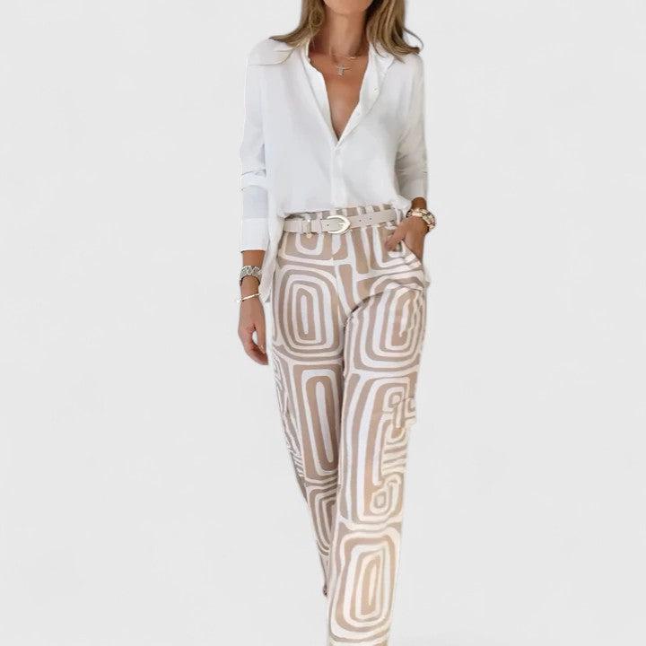 Kira | Elegant Two-Piece Ensemble (INCLUDES A FREE BELT)