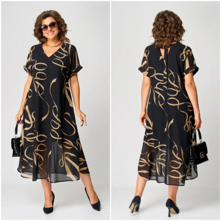 Meliora | Elegant Short Sleeve Dress
