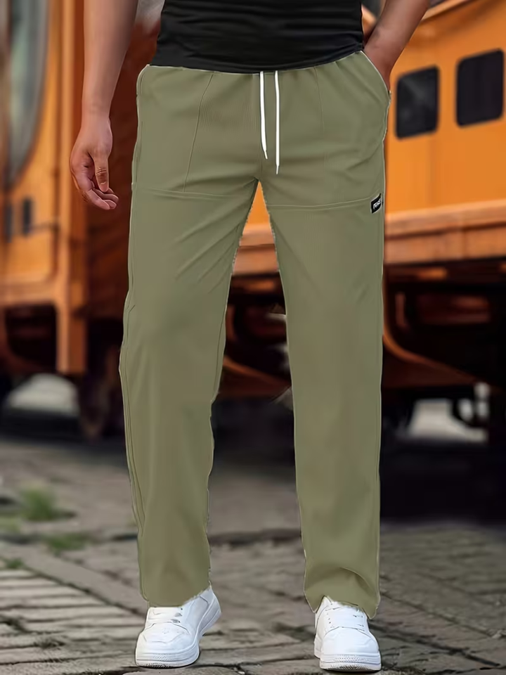 Orlando | Casual Lightweight Straight-Leg Pants