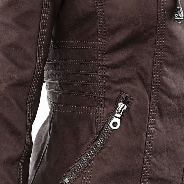 Leni | Leather Biker Jacket