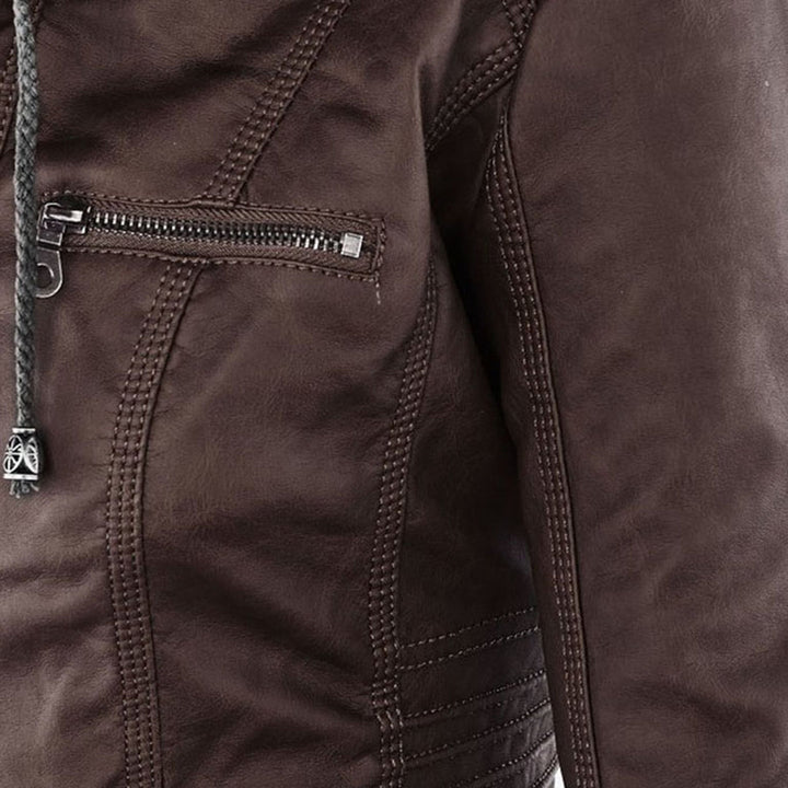 Leni | Leather Biker Jacket