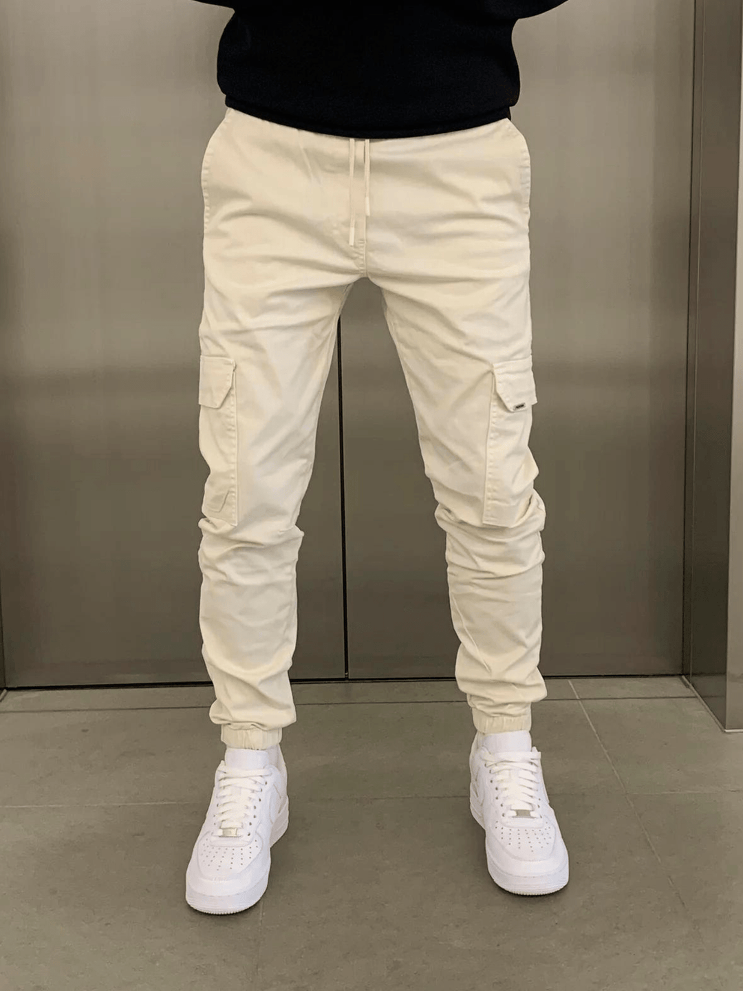 Malcolm | Sleek Tie-Waist Cargo Pants