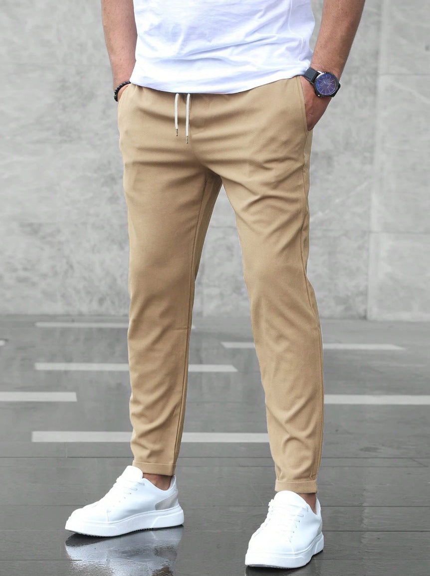 Henry | HIGH-QUALITY ELASTIC WAIST PANTS