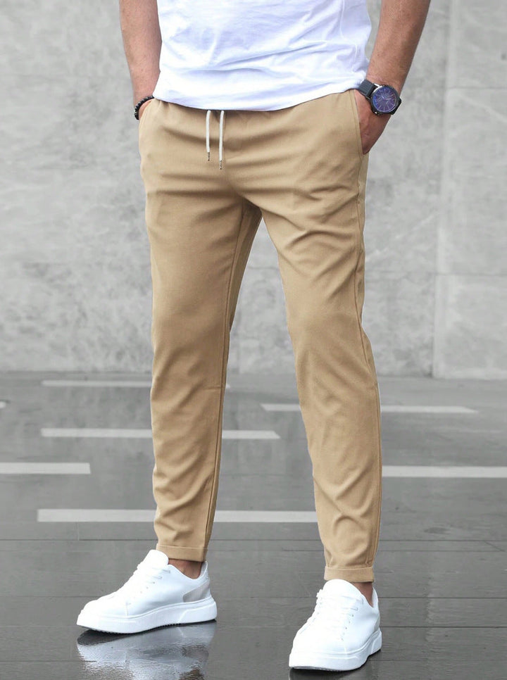 Henry | HIGH-QUALITY ELASTIC WAIST PANTS