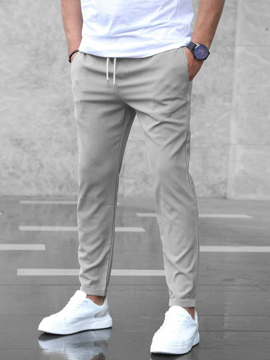 Henry | HIGH-QUALITY ELASTIC WAIST PANTS