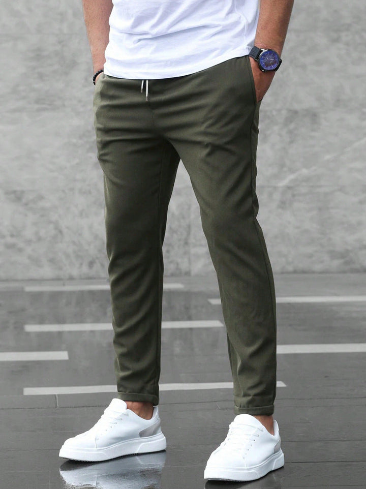 Henry | HIGH-QUALITY ELASTIC WAIST PANTS