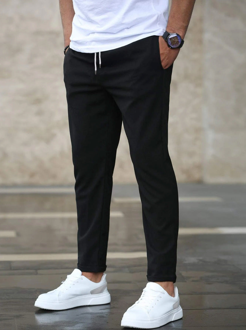 Henry | HIGH-QUALITY ELASTIC WAIST PANTS