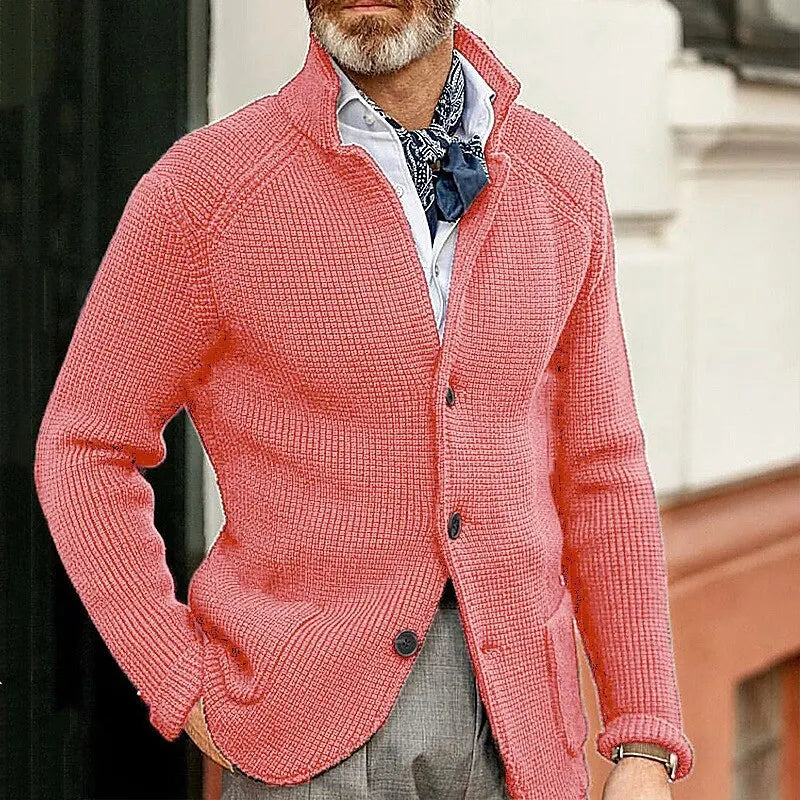 HARRIS | KNITTED BUTTON-UP CARDIGAN