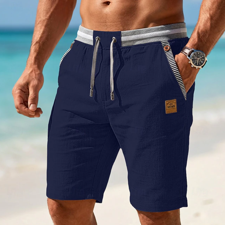 Van Elst Mode® | Men's Lightweight Linen Summer Shorts