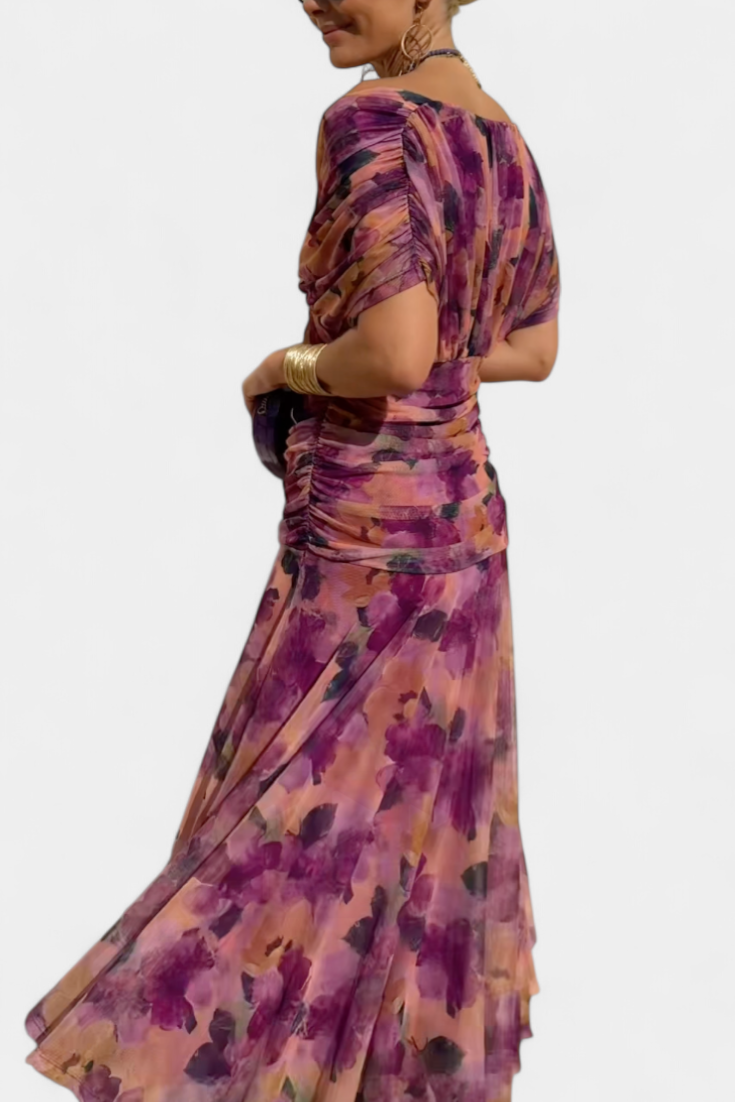 Lucasta | Elegant Off-Shoulder Dress
