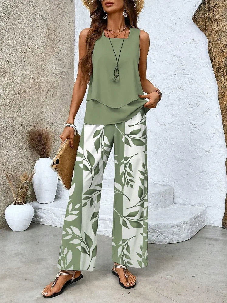 LOUISE | LIGHT ELEGANT TWO-PIECE SUMMER SUIT