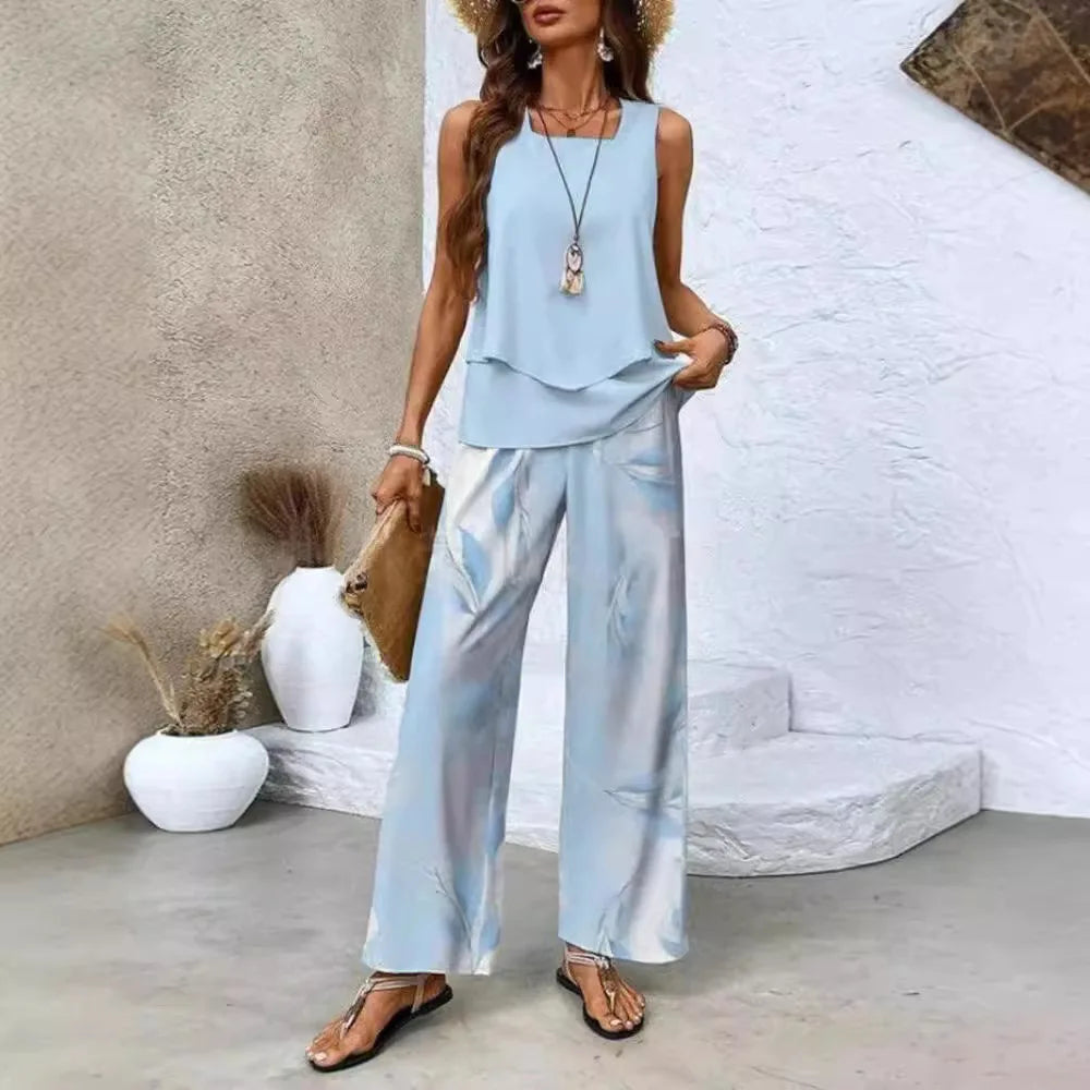 LOUISE | LIGHT ELEGANT TWO-PIECE SUMMER SUIT