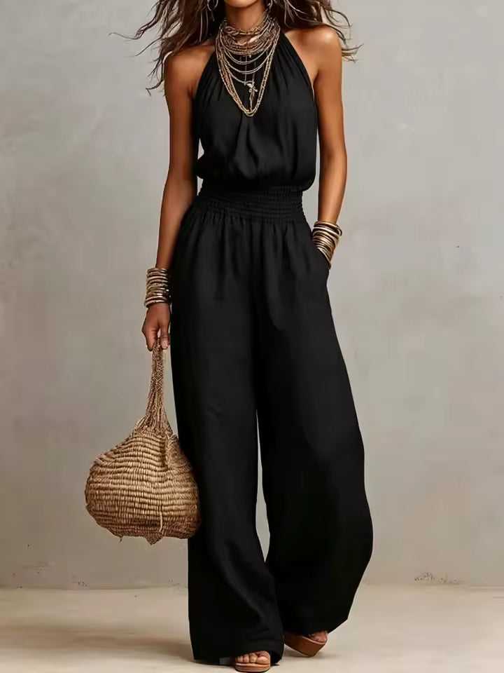 Valentina | Elegant Jumpsuit with Halter Neck