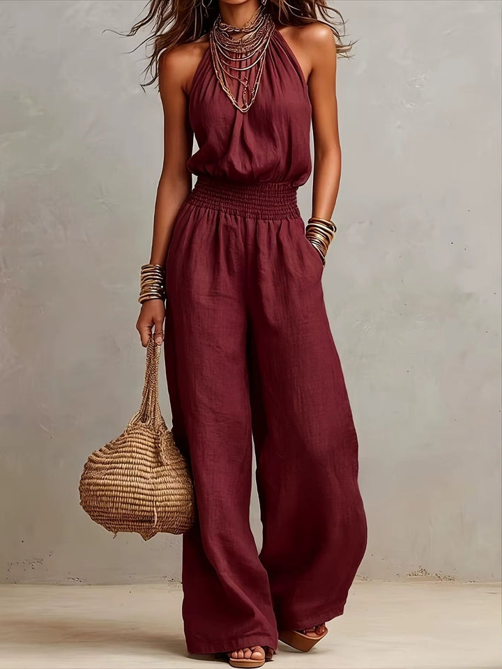 Valentina | Elegant Jumpsuit with Halter Neck