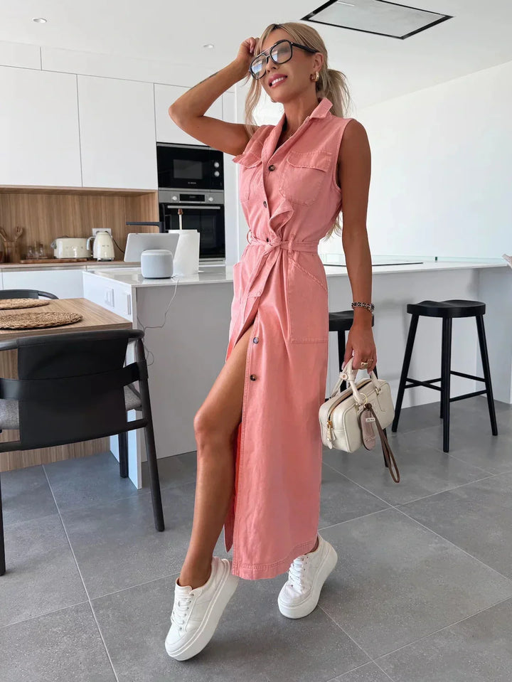 Isabel | Maxi Denim Dress