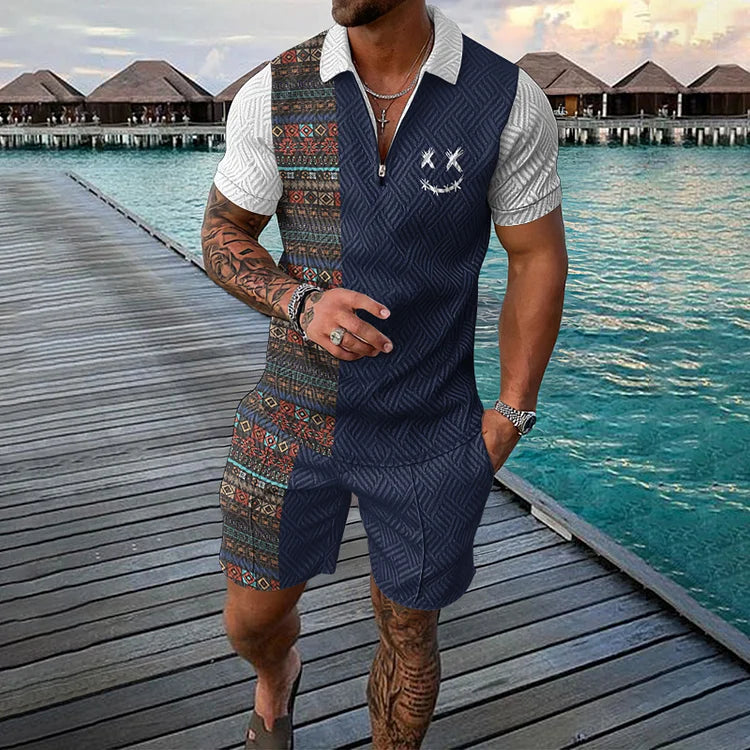 EMIL | TIME TRAVELER POLO SHIRT & SHORTS SET