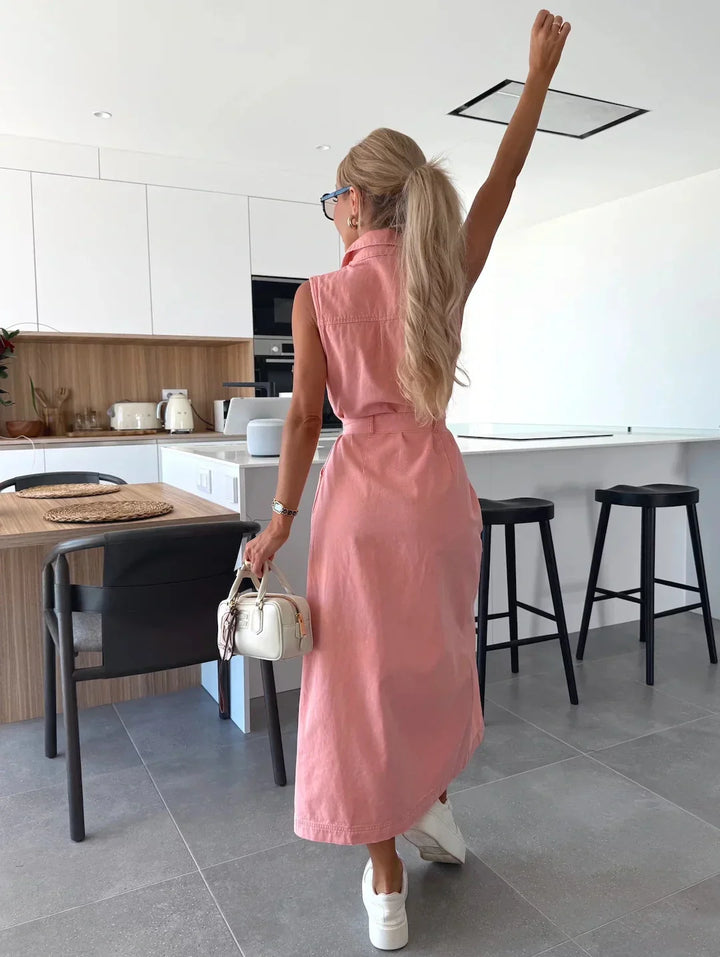 Isabel | Maxi Denim Dress