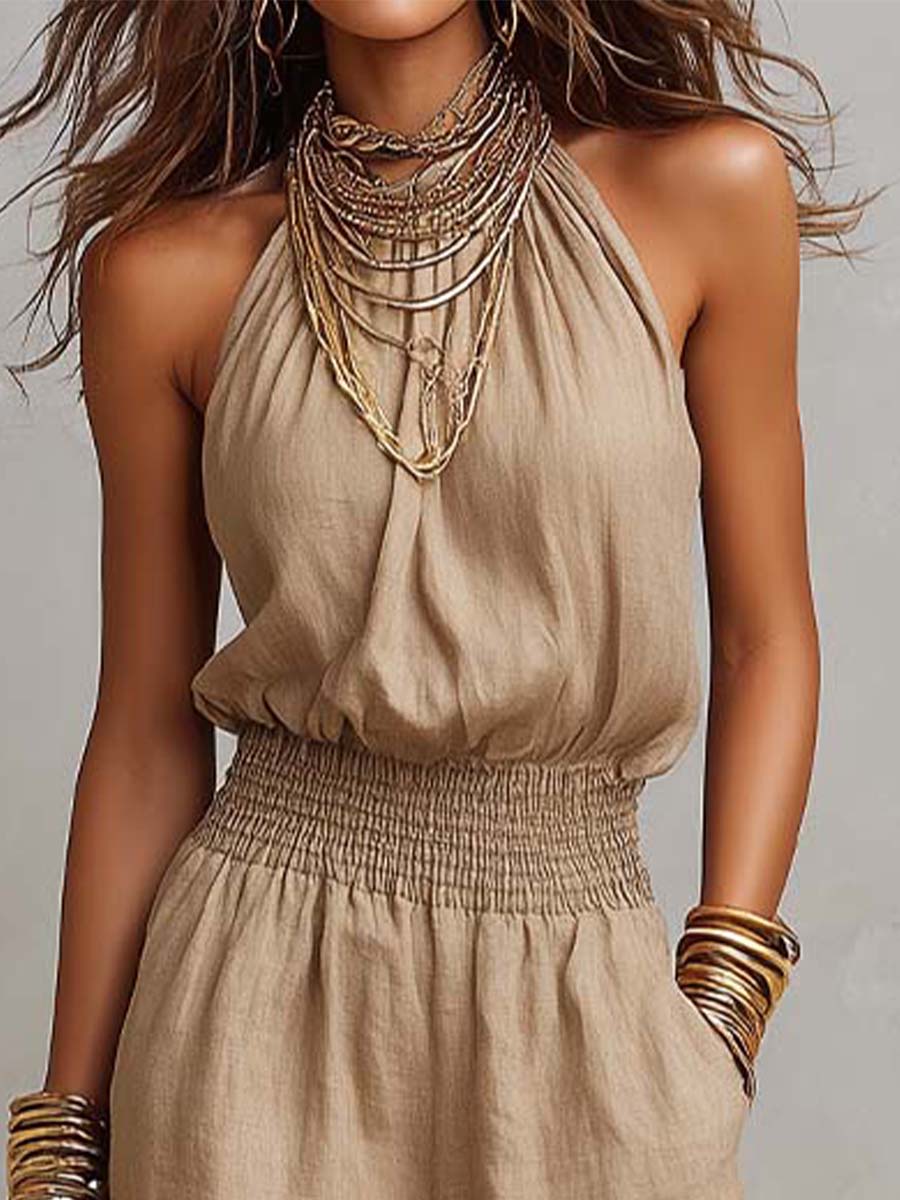 Valentina | Elegant Jumpsuit with Halter Neck