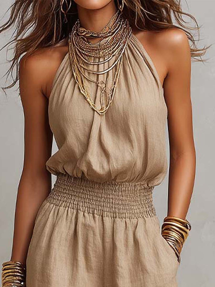 Valentina | Elegant Jumpsuit with Halter Neck