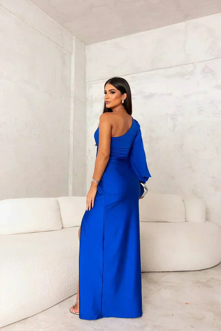 Sarah | Elegant One-Shoulder Maxi Dress
