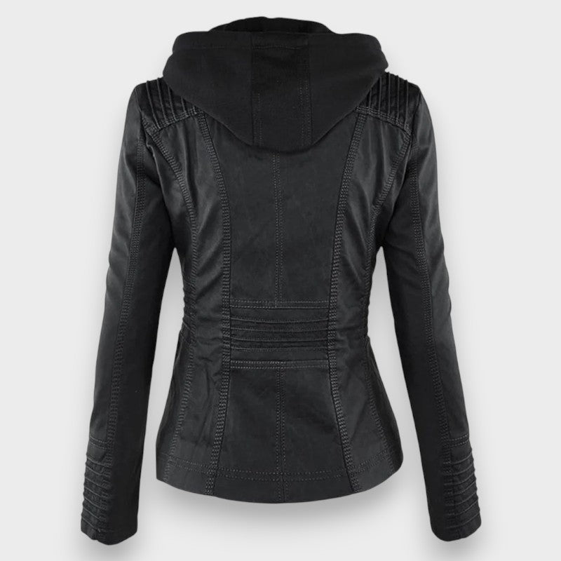 Leni | Leather Biker Jacket