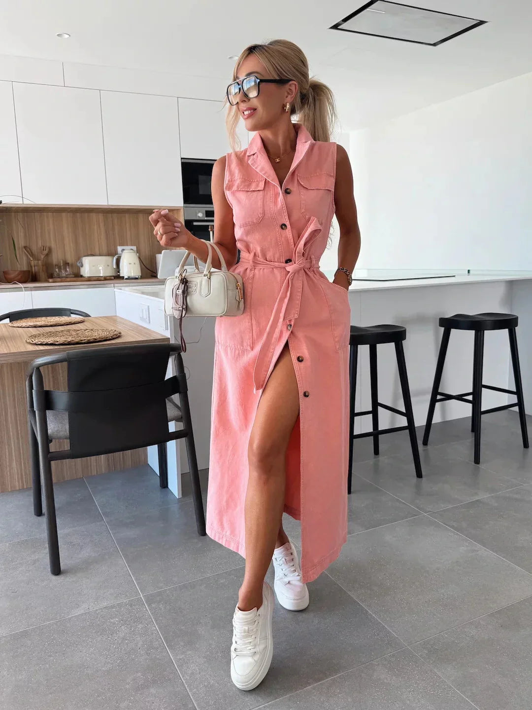 Isabel | Maxi Denim Dress