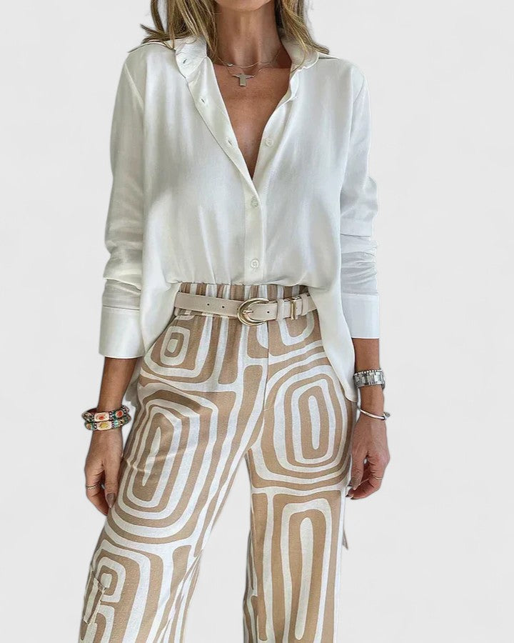 Kira | Elegant Two-Piece Ensemble (INCLUDES A FREE BELT)