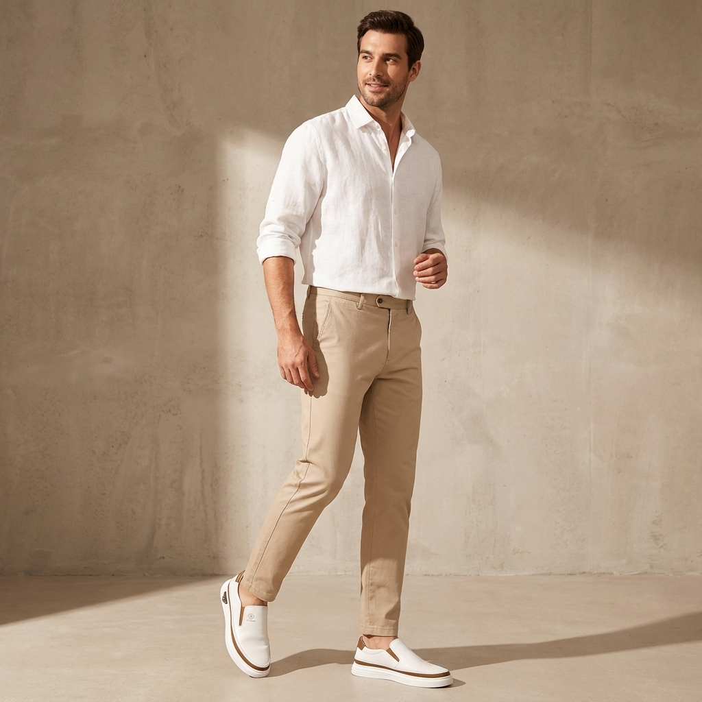 TONIO – Men’s Leather Slip-On Sneakers