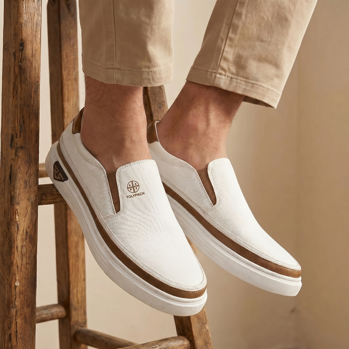 TONIO – Men’s Leather Slip-On Sneakers
