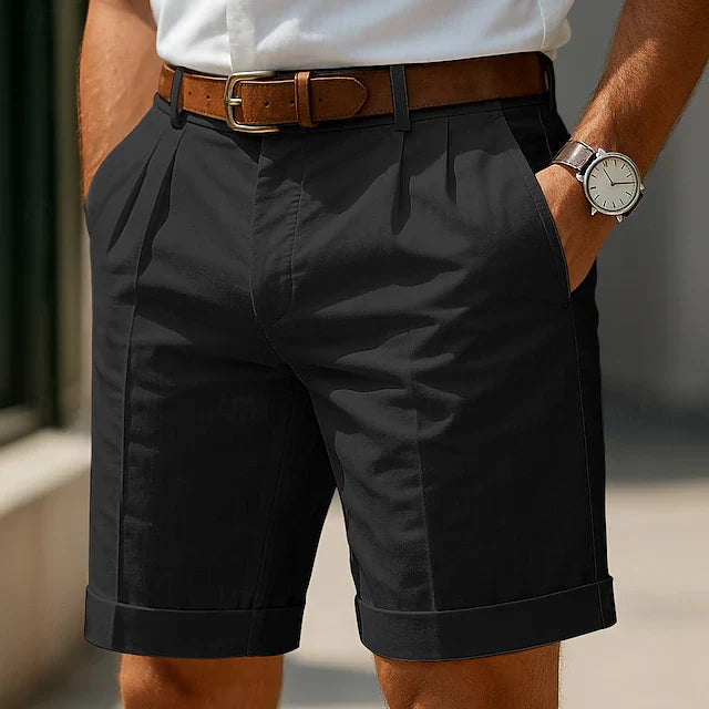 LAURENT  | PLEATED SUMMER SHORTS FOR MEN