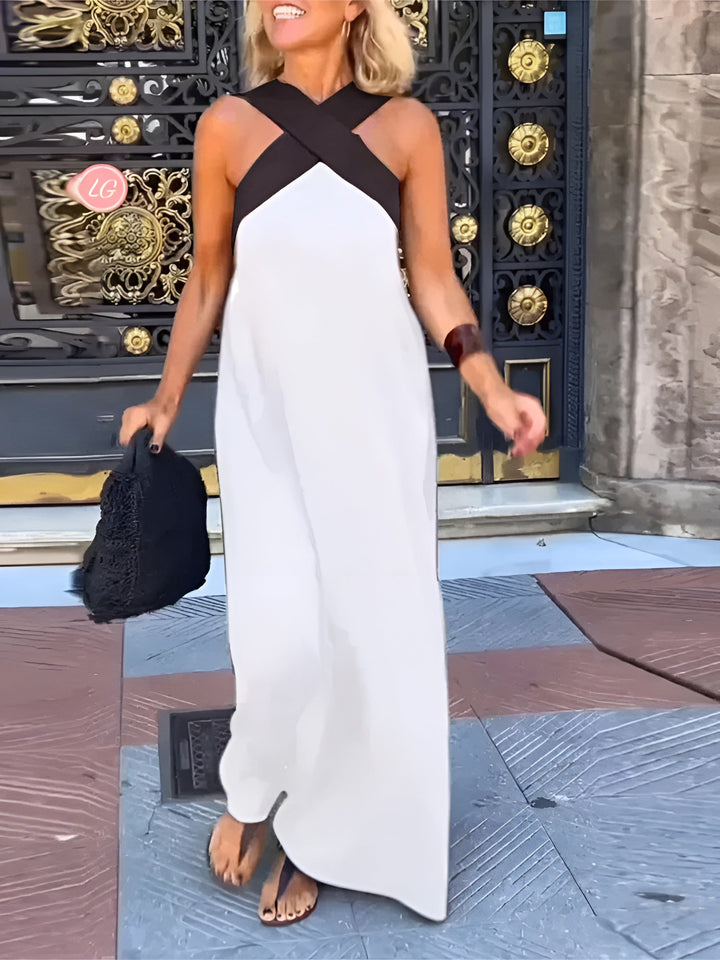 MIRANDA | CROSSOVER CUT DRESS