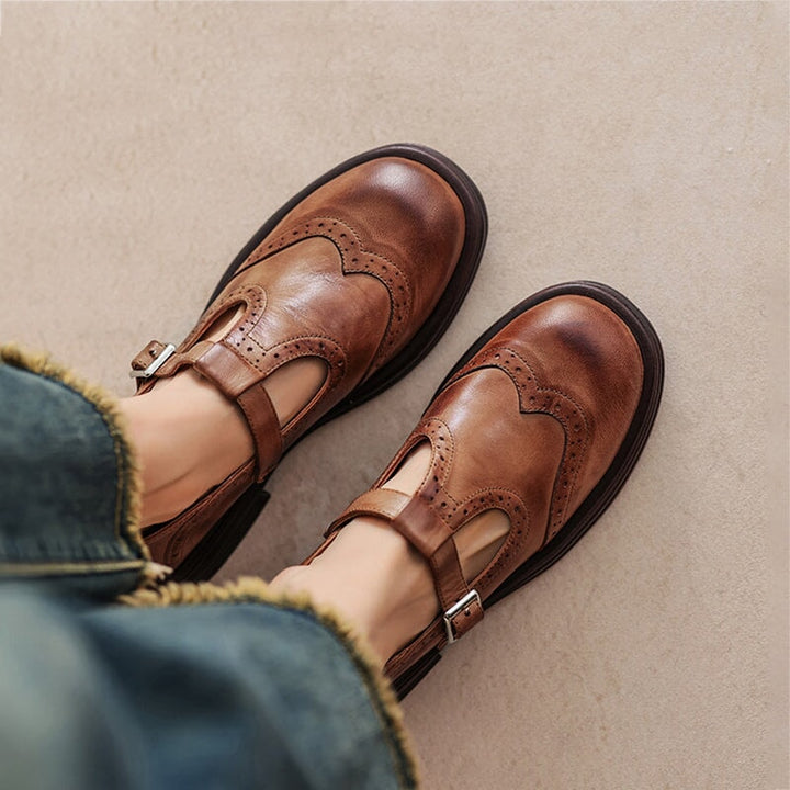 Louisa | Elegant Premium Strap Loafers