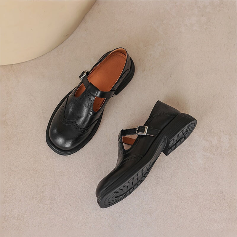 Louisa | Elegant Premium Strap Loafers