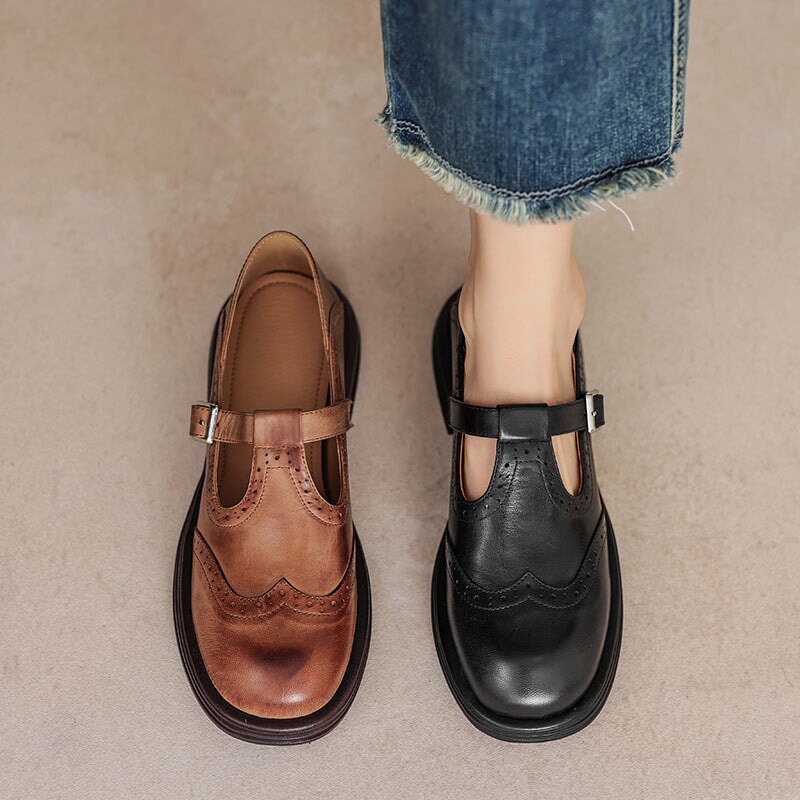 Louisa | Elegant Premium Strap Loafers
