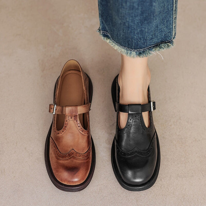Louisa | Elegant Premium Strap Loafers