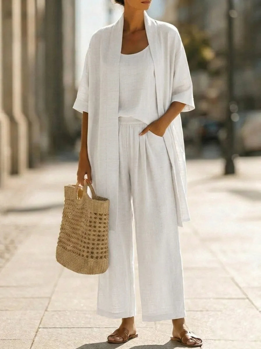 Lightweight Breathable Elegant 3-Piece Minimalist Set
