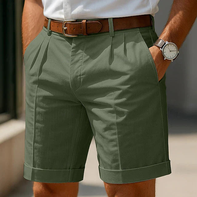 LAURENT  | PLEATED SUMMER SHORTS FOR MEN