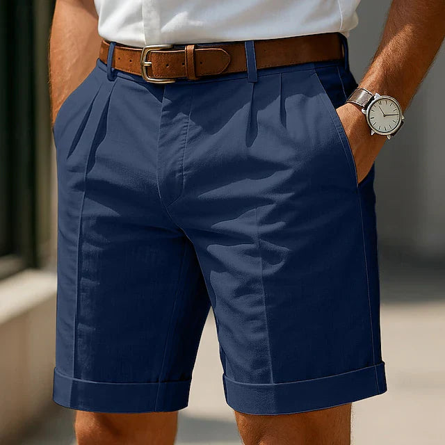 LAURENT  | PLEATED SUMMER SHORTS FOR MEN